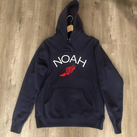 Noah NYC Other - Noah NYC Wing Embroidered Hoodie (Navy Blue)